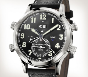 Patek Philippe Grand Complication 5520P-001 Ebony Black Sunburst Dial 42mm Platinum Black Calfskin Straps Men’s Watch