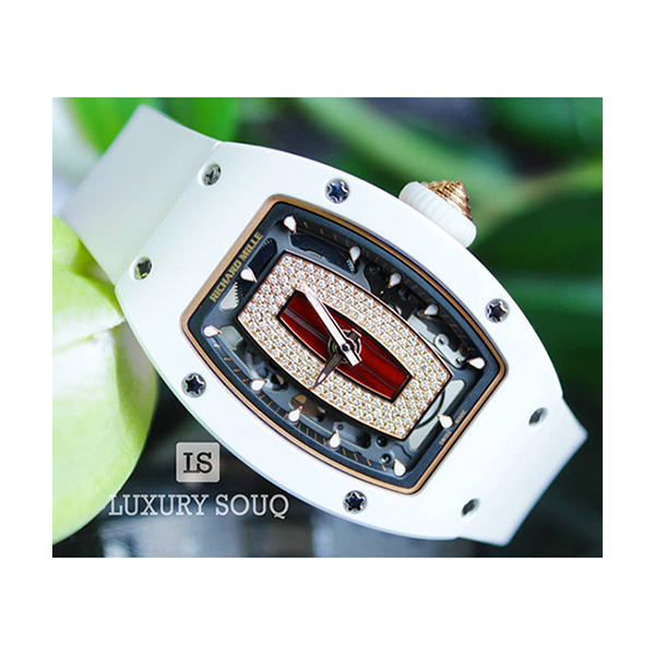 Richard Mille RM07 01 RG ATZ Diamond Set Red Jasper Dial 31.40mm